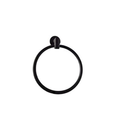 Orca Hardware Towel Ring, BL Black Finish 3661-BL